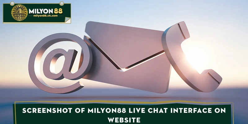 Screenshot of MILYON88 live chat interface on website