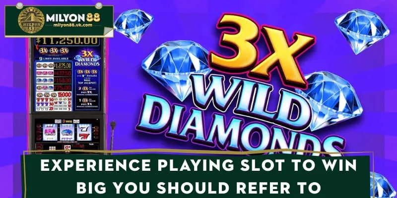 Experience playing Slot to win big you should refer to