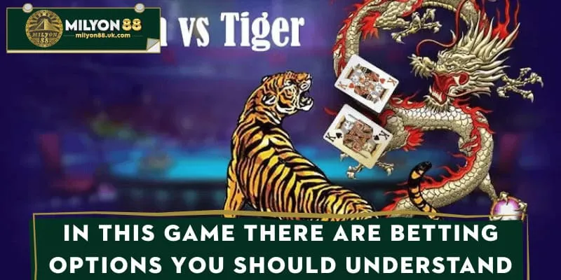 In this game there are betting options you should understand