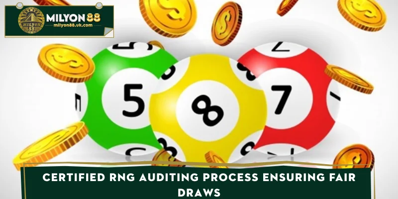 Certified RNG auditing process ensuring fair draws