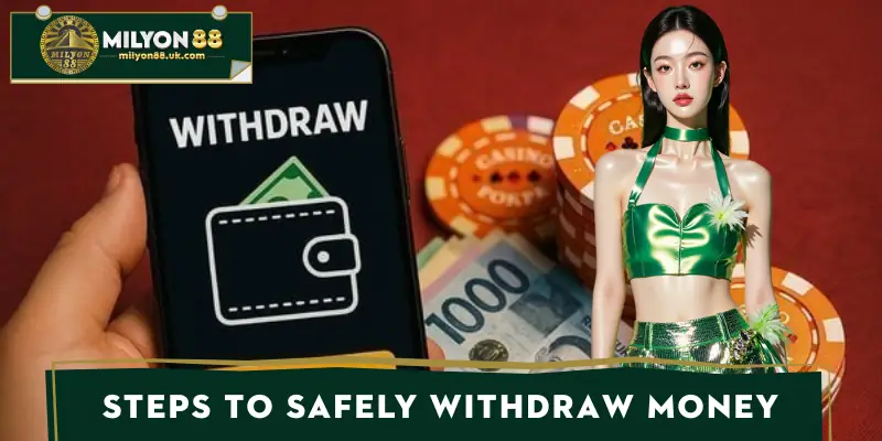 Steps to safely withdraw money from MILYON88